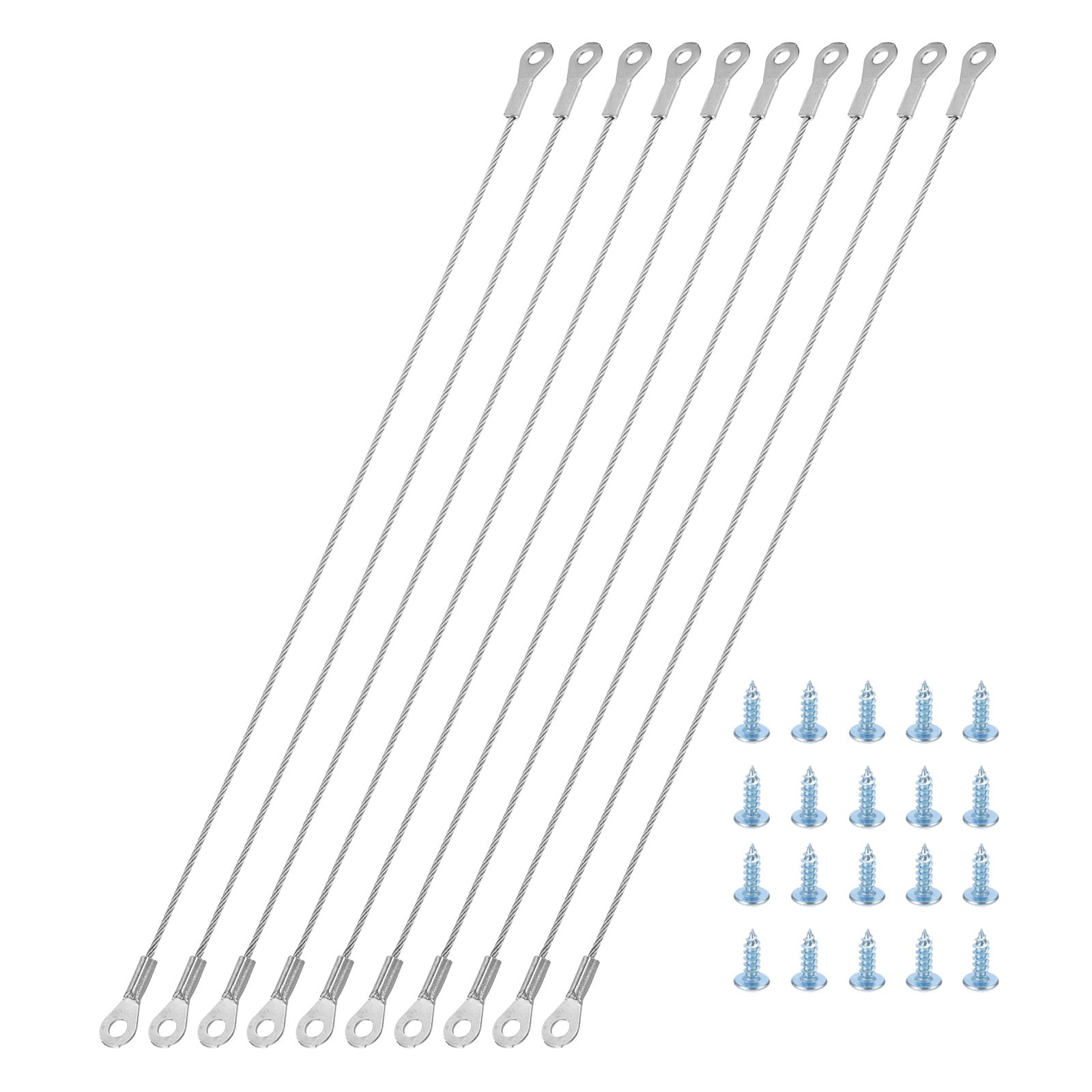 15Pcs 10"x0.06" Furniture Limiters with Screws