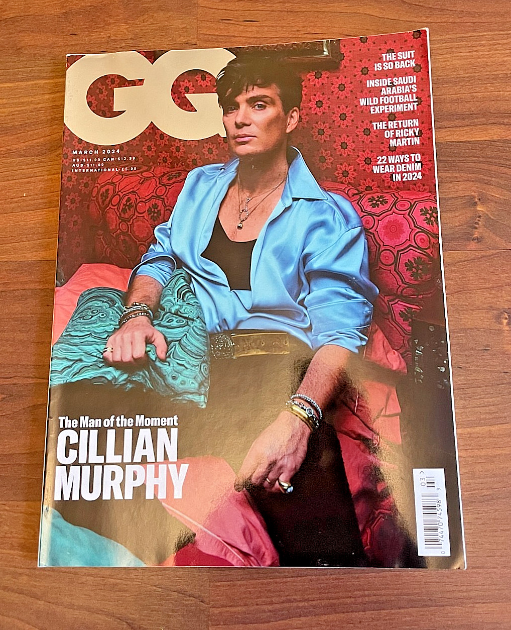 GQ Magazine March 2024 - Cillian Murphy Kylian Mbappe Callum Turner Our Legacy