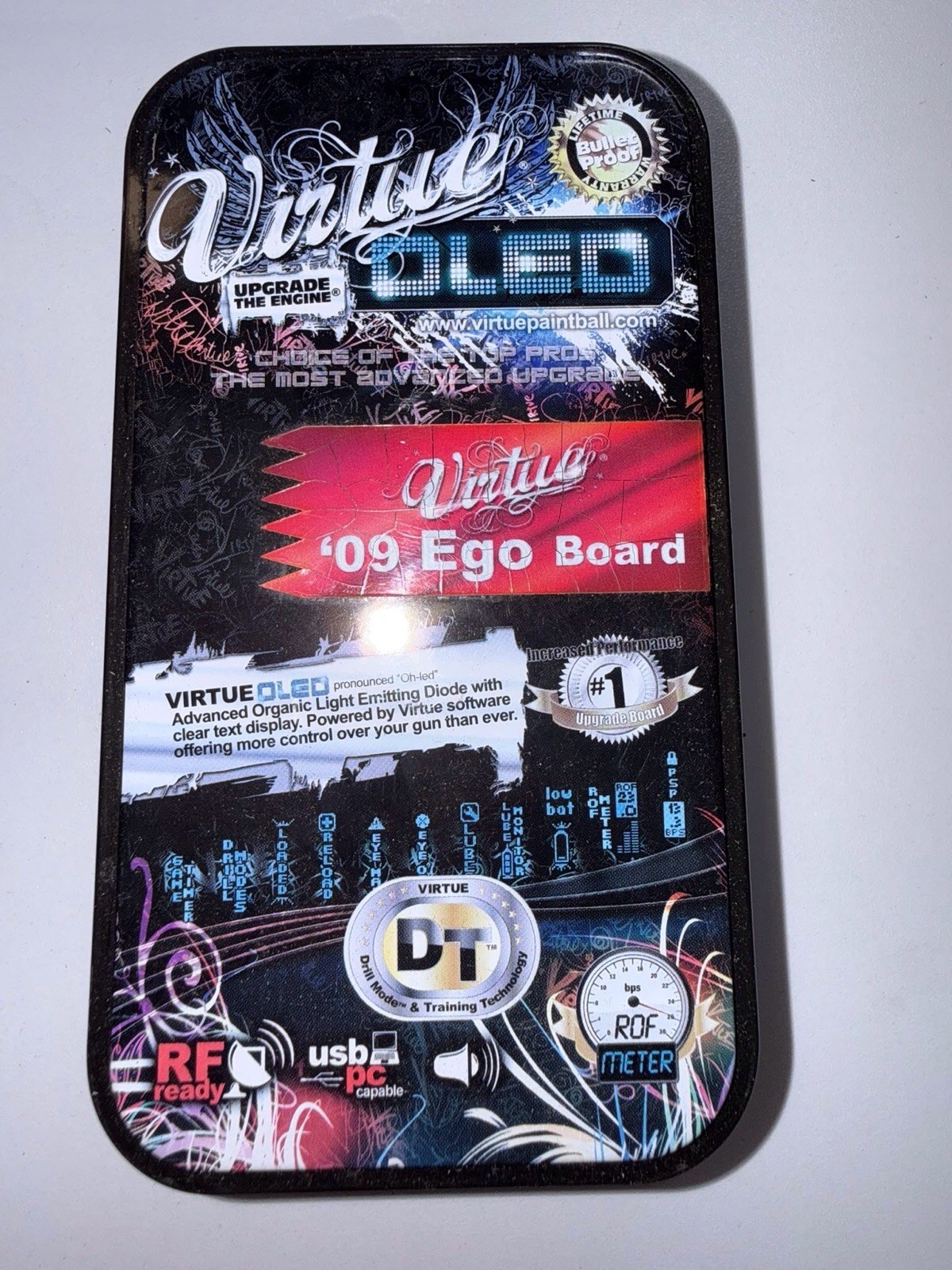 Virtue Paintball Upgrade Board Ego 09 Marker New In Box