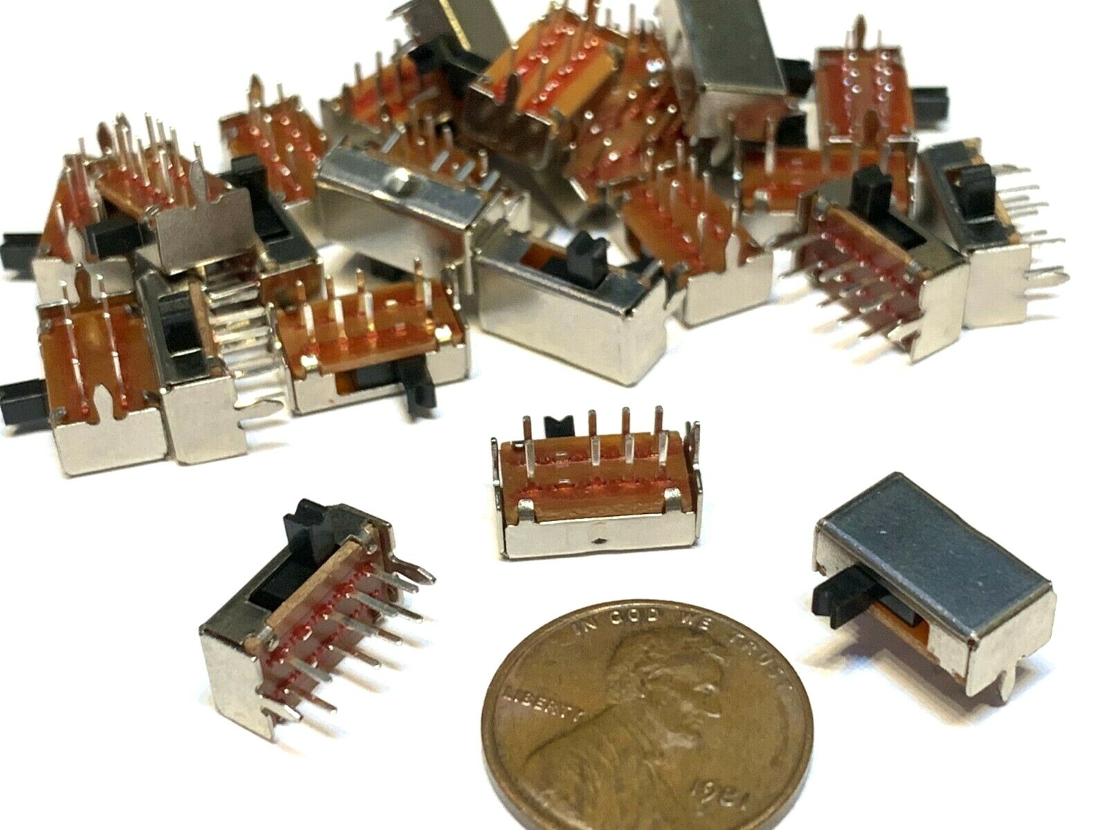 25 Pieces 2P3T SK-23D07 3 position 8 Pin Slide switch SWITCHES Tactile PCB