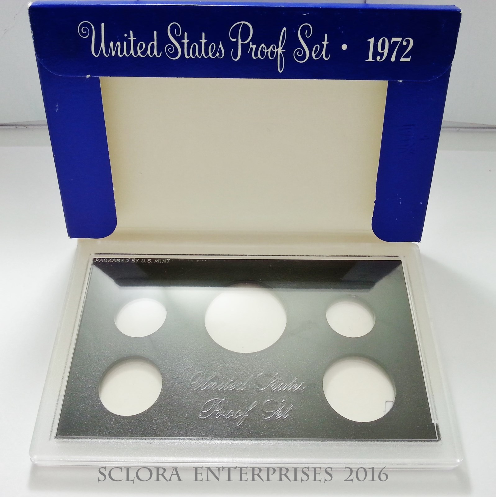 1972 Proof Set Box & Lens ONLY