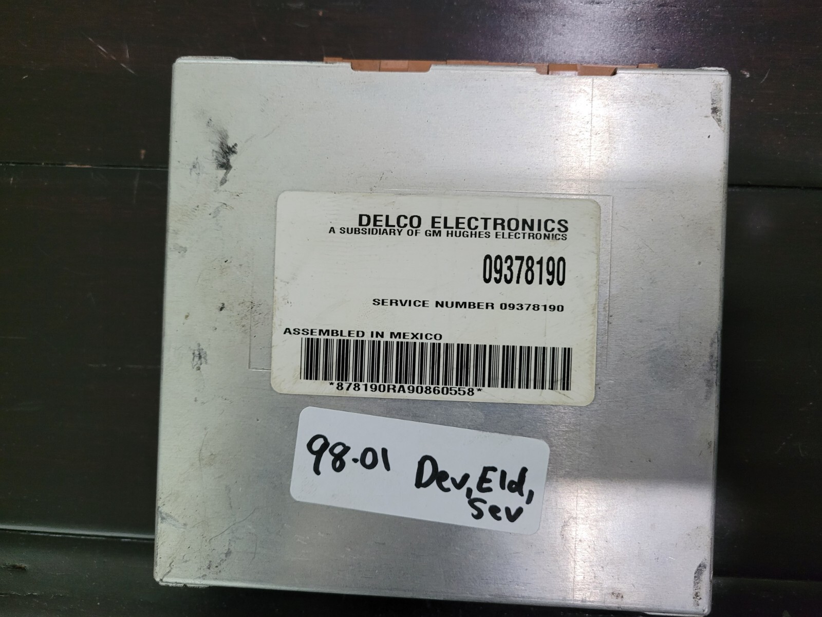 USED 1998-2001 Cadillac Deville/Seville/Eldorado Trans Control Module 09378190