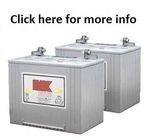 MK Battery M24 SLD G Gel 12 Volt - 74Ah Battery  x 2 (Pair)