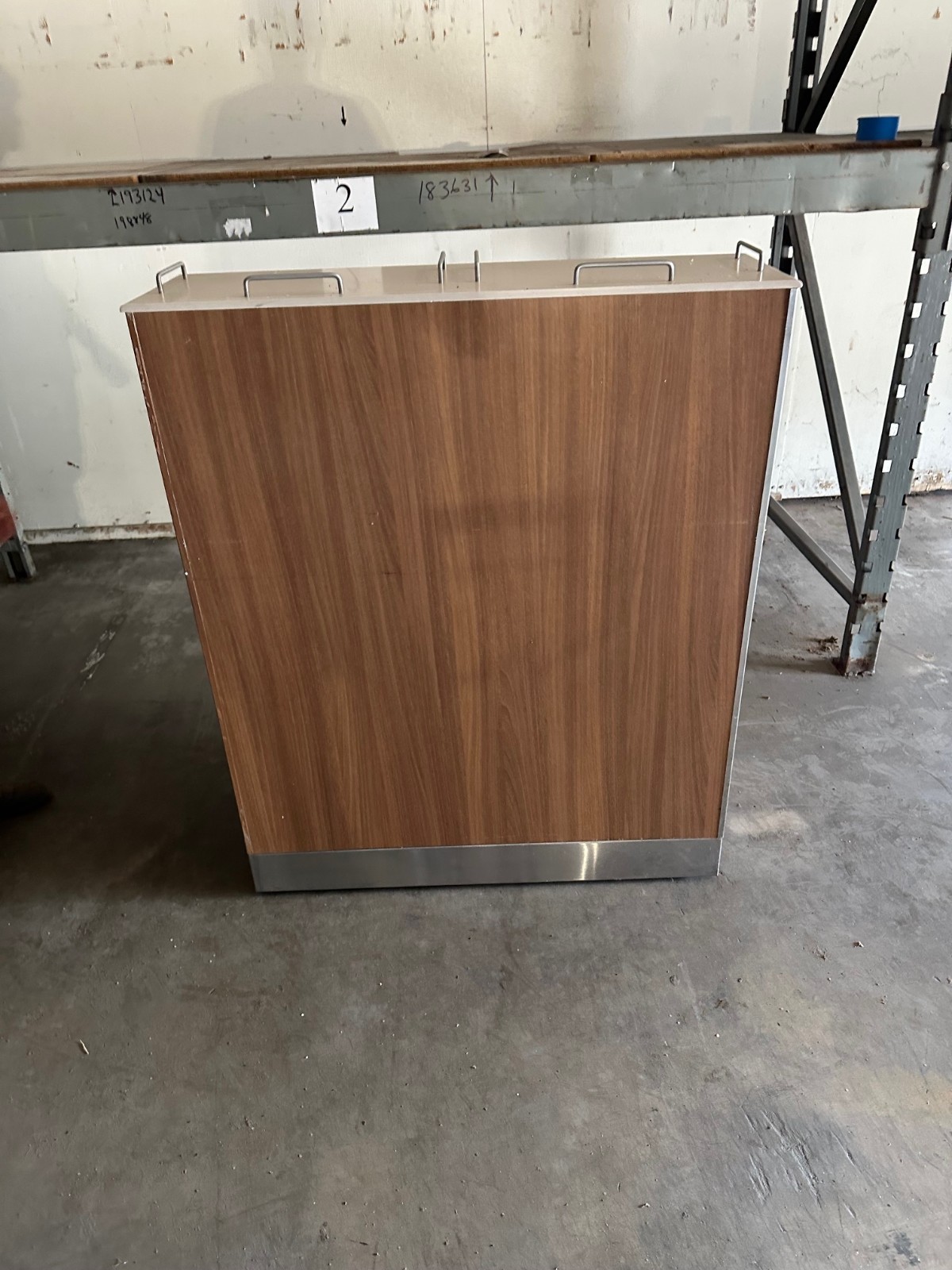 Custom Double Trash Rolling Cart