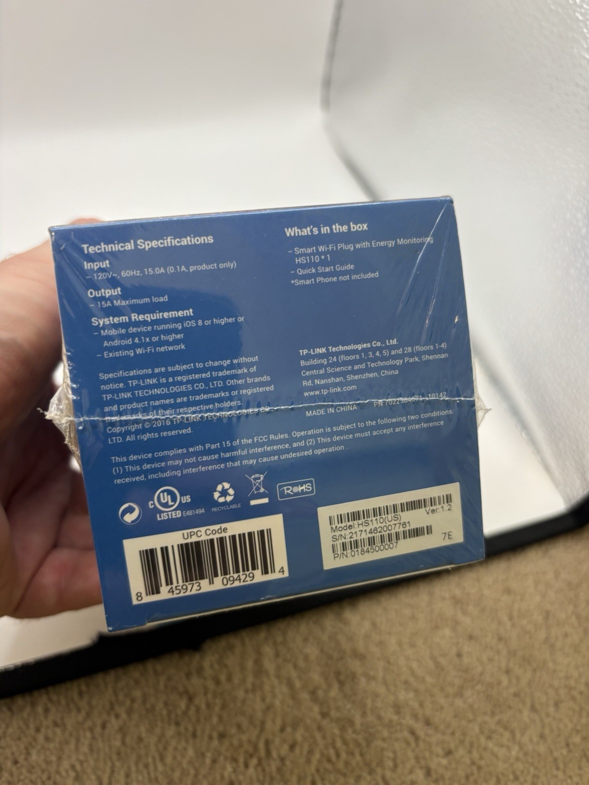 TP-Link HS110 Smart Plug BRAND NEW FACTORY SEALED