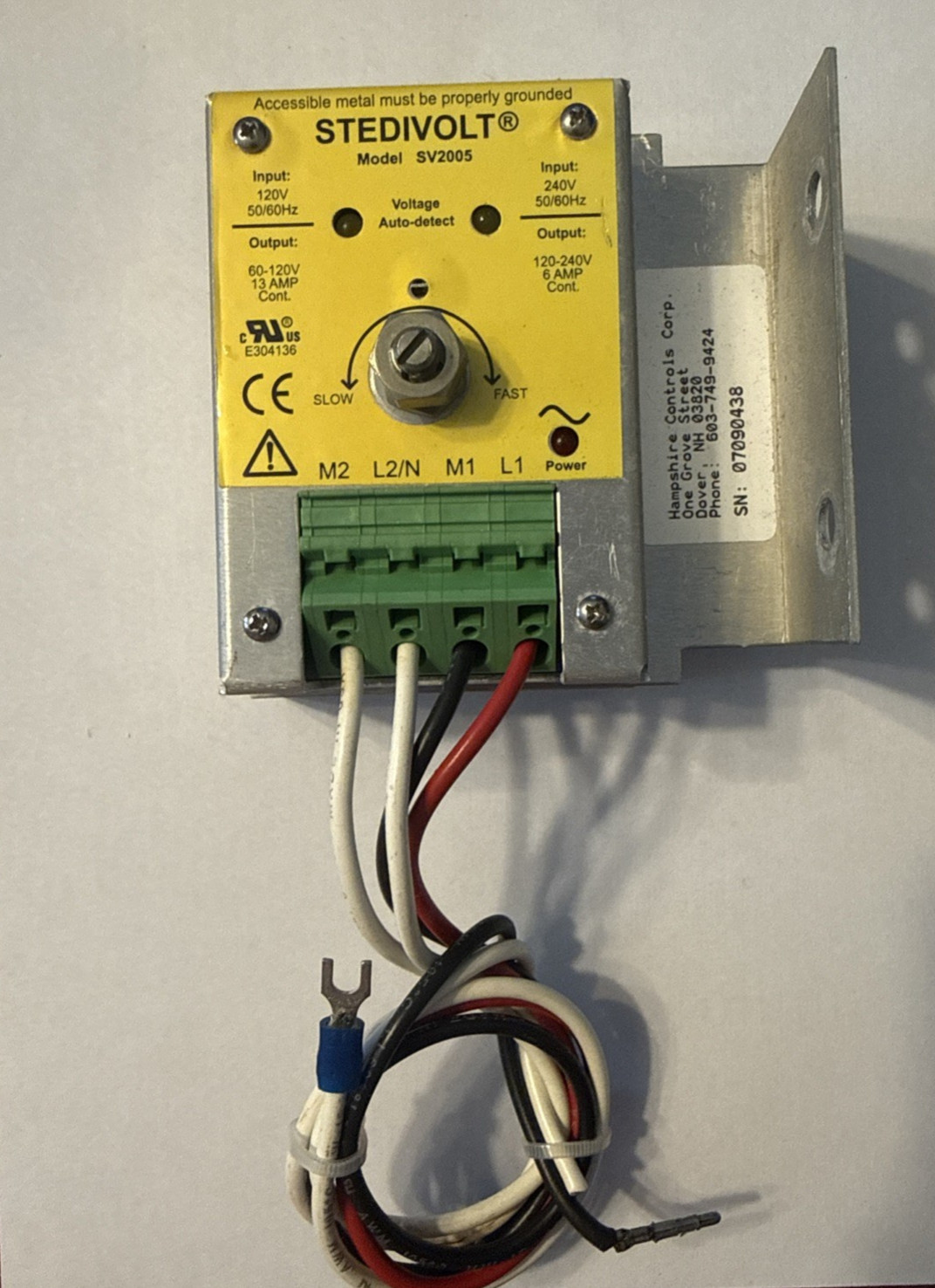 HAMPSHIRE CO, Stedivolt SV2005 (USED)