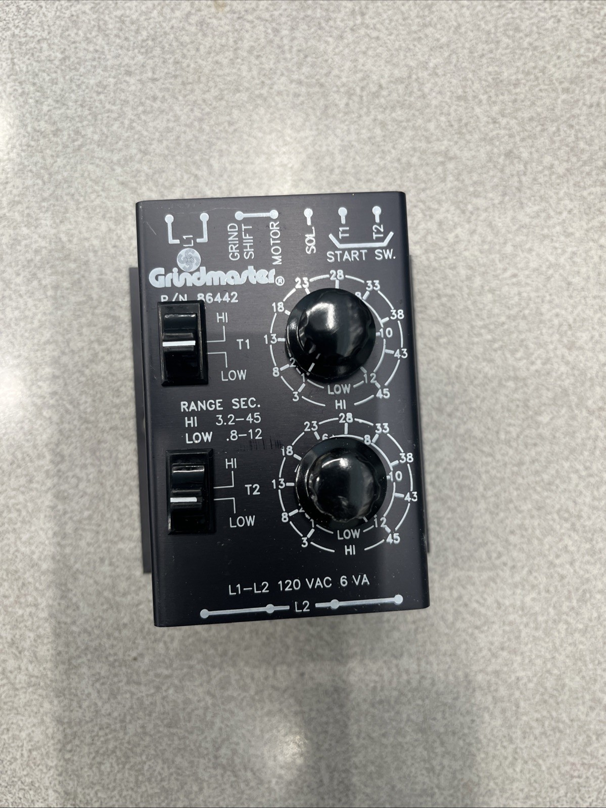 The Grindmaster Cecilware Timer P/N 86442 New OEM.