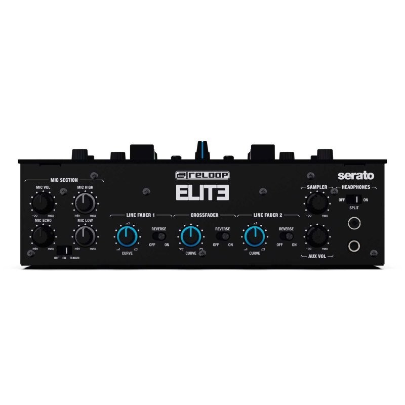 Reloop Elite Professional DVS Mixer for Serato DJ Pro - Black