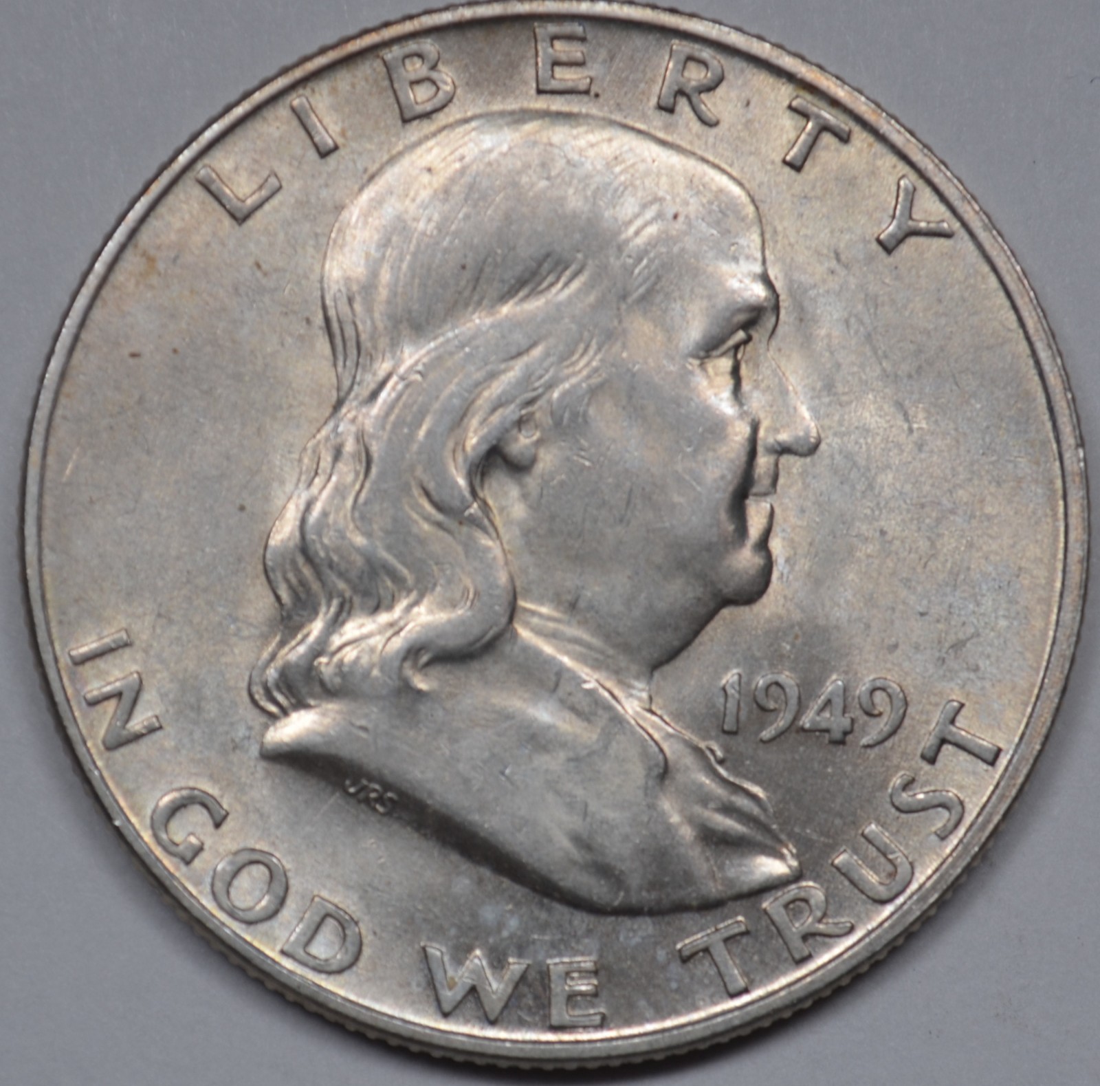 1949-D 50C Franklin Half Dollar Uncirculated Bu+ #36S