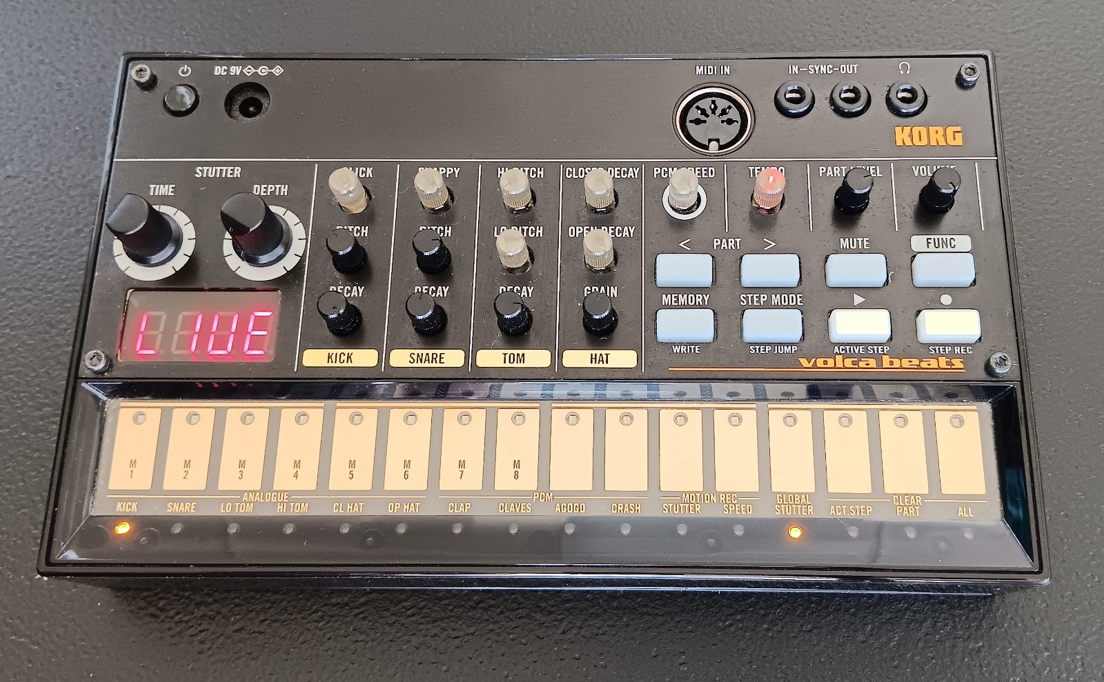 Korg Volca Beats Analog Drum Machine