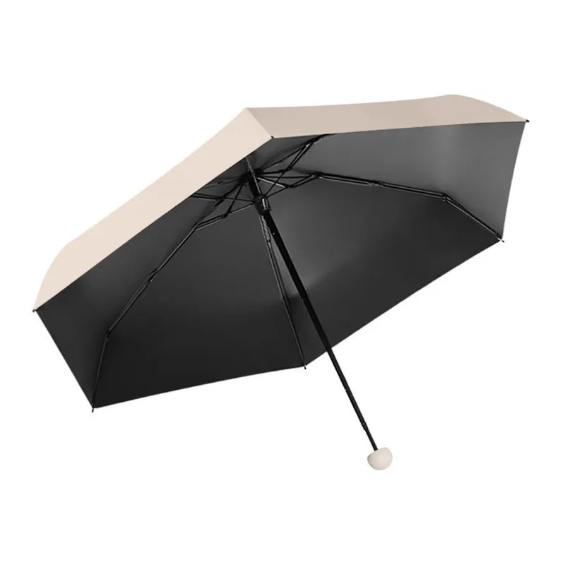 Compact Folding Umbrella UV Protection Sunshade Rainproof Women's Sun Umbrella F