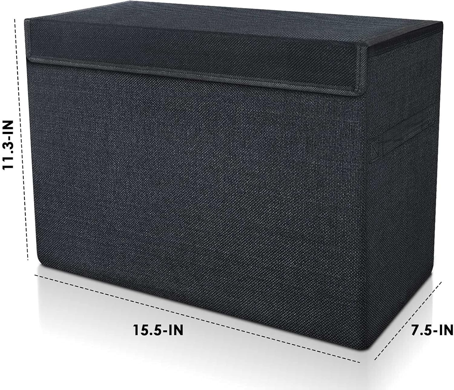 Comic Book Storage, Box 15.5" X 7.5" X 11.3", Collapsible Comic Short Box with L