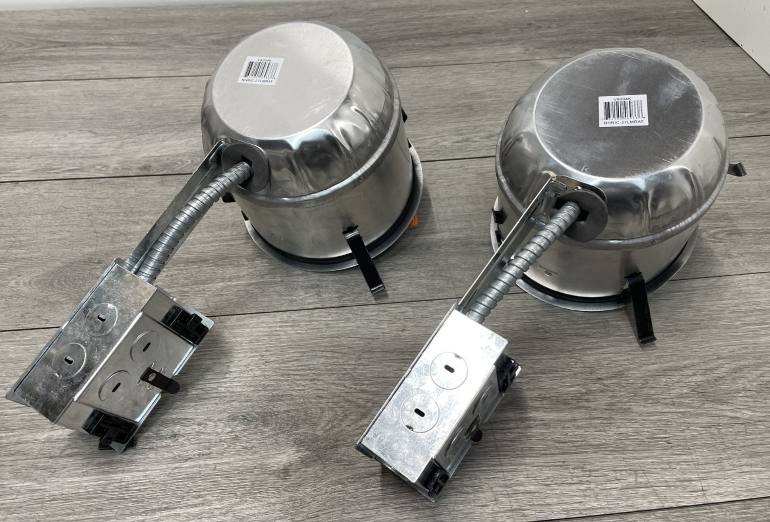 Nora Lighting NHRIC-27LMRAT 5.5" Tall Remodel Housing for 6" Trim- Pair