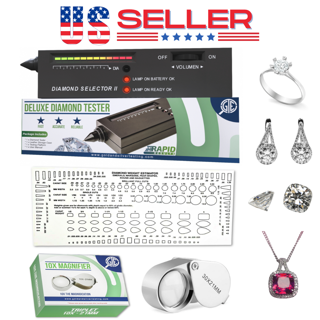 Diamond Tester Selector Gemstone Testing Kit Digital Electronic Magnifier Tool