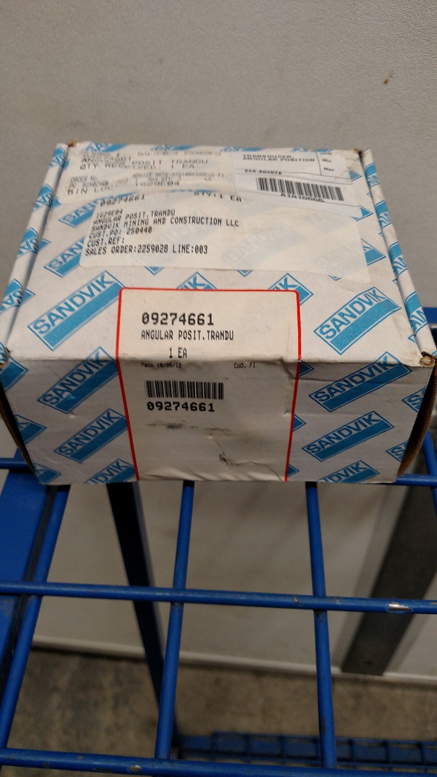 SANDVIK Angular Posit 09274661