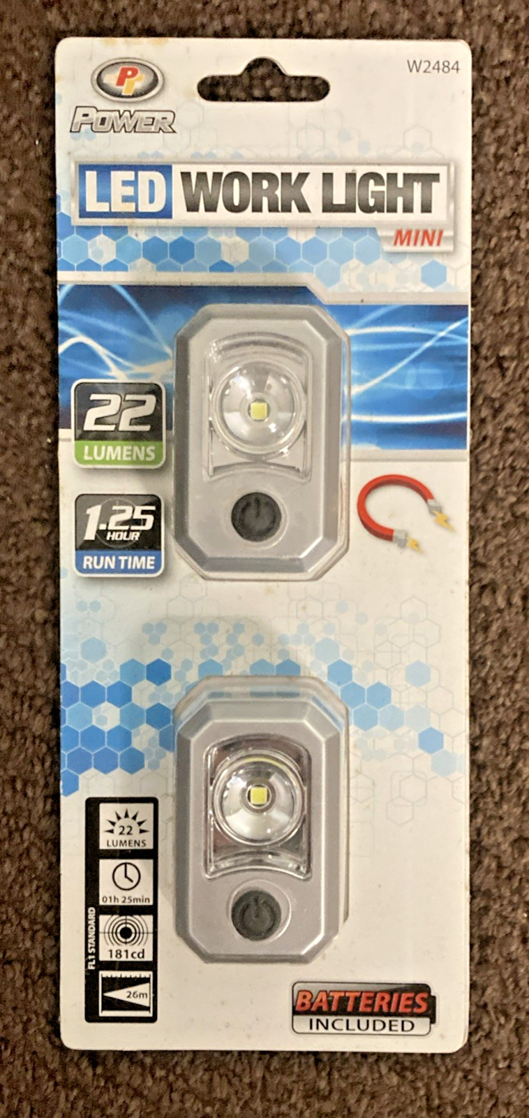 Performance Tool W2484 2pk Mini LED Worklights