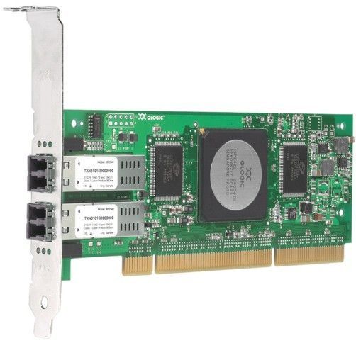 QLogic QLA2462 PCI-X 2-Port 4Gbps FC Fibre Channel HBA (LP Bracket Available)