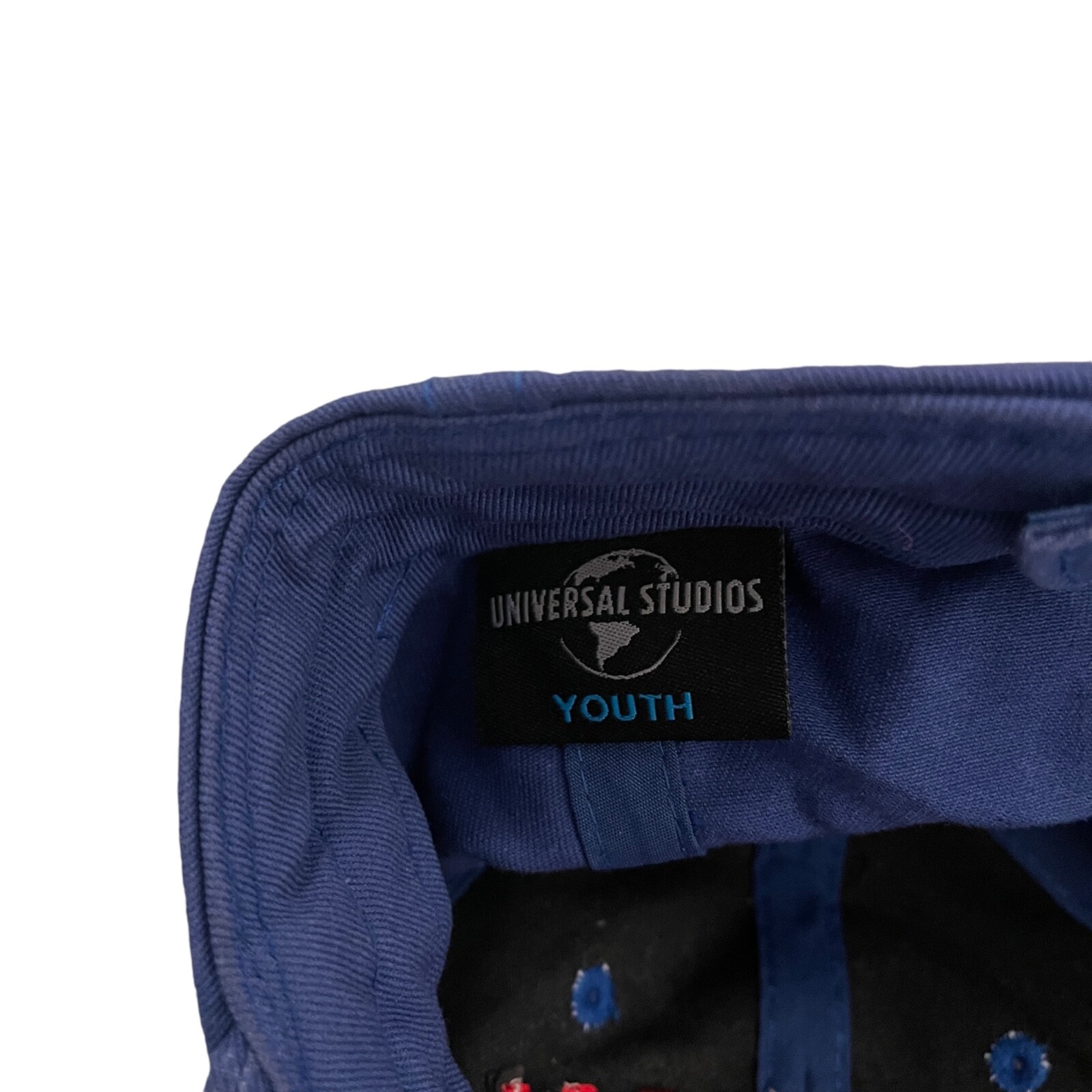 Universal Studios Hat Youth Size Navy Blue Red Letters Basic