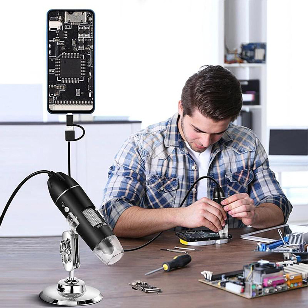 1600X Zoom 8LED HD USB Microscope Digital Magnifier Endoscope Video Camera