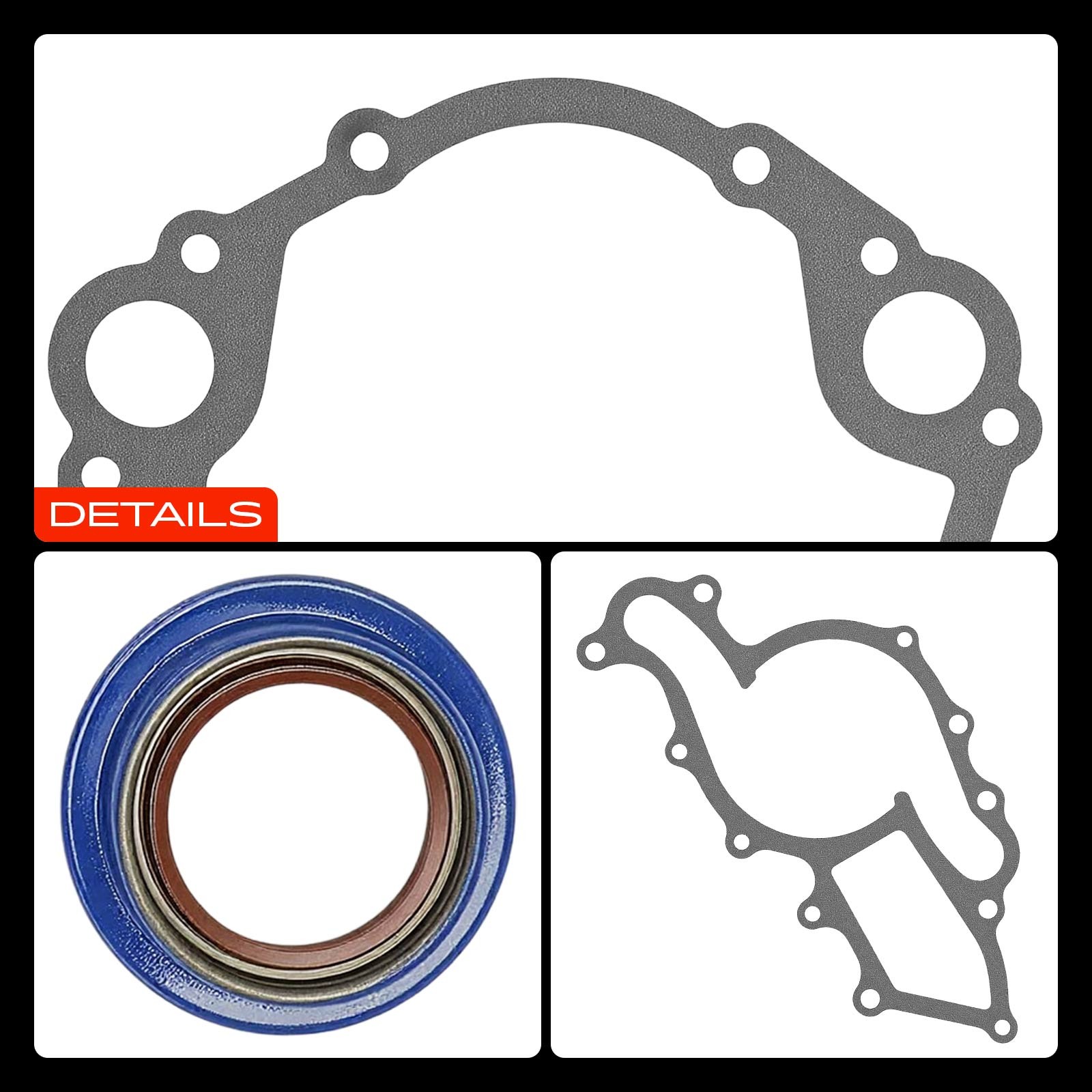 Engine Timing Cover Gasket Set for Ford Taurus 1986-2007 Ranger 1991-2008 3.0L