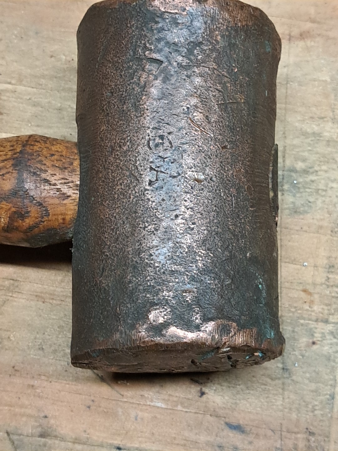 Temco #6 6lb. Solid Copper Sledge Hammer