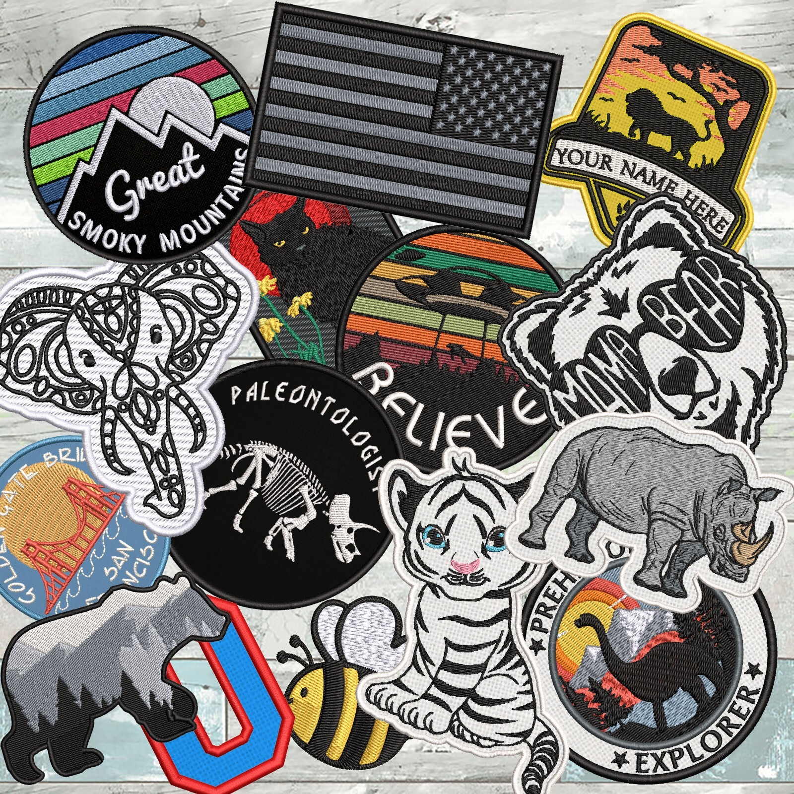 Custom Embroidered Personalized - Your Own Design Logo Image Patch