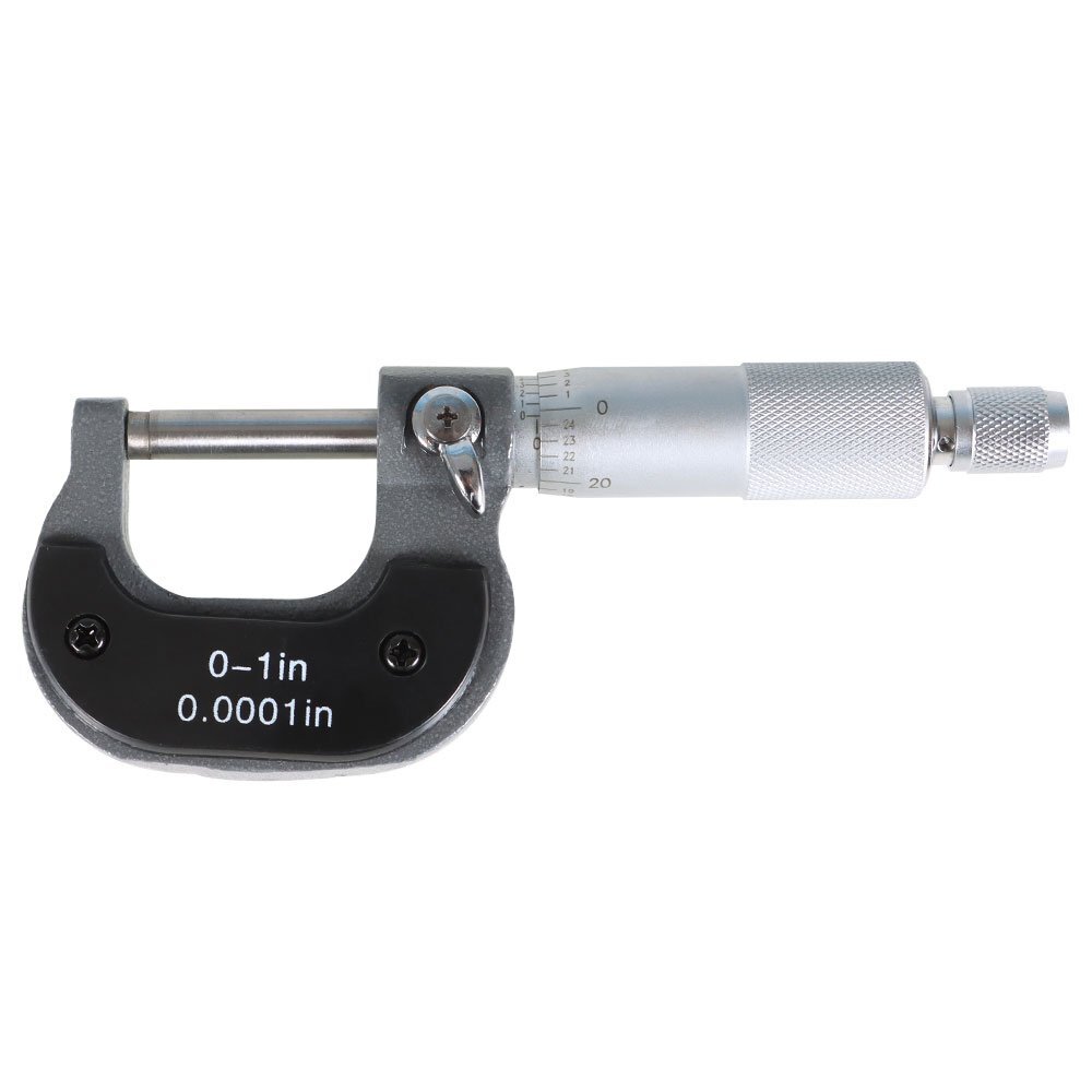 0-1" Precision Outside Micrometer 0.0001" Carbide Tipped, Standard High Quality