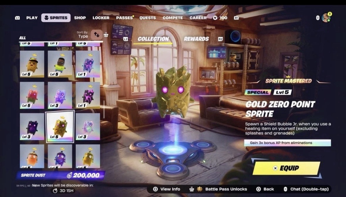Fortnite Zero Point Sprites bundle- APPLE PAY ONLY (message if interested)