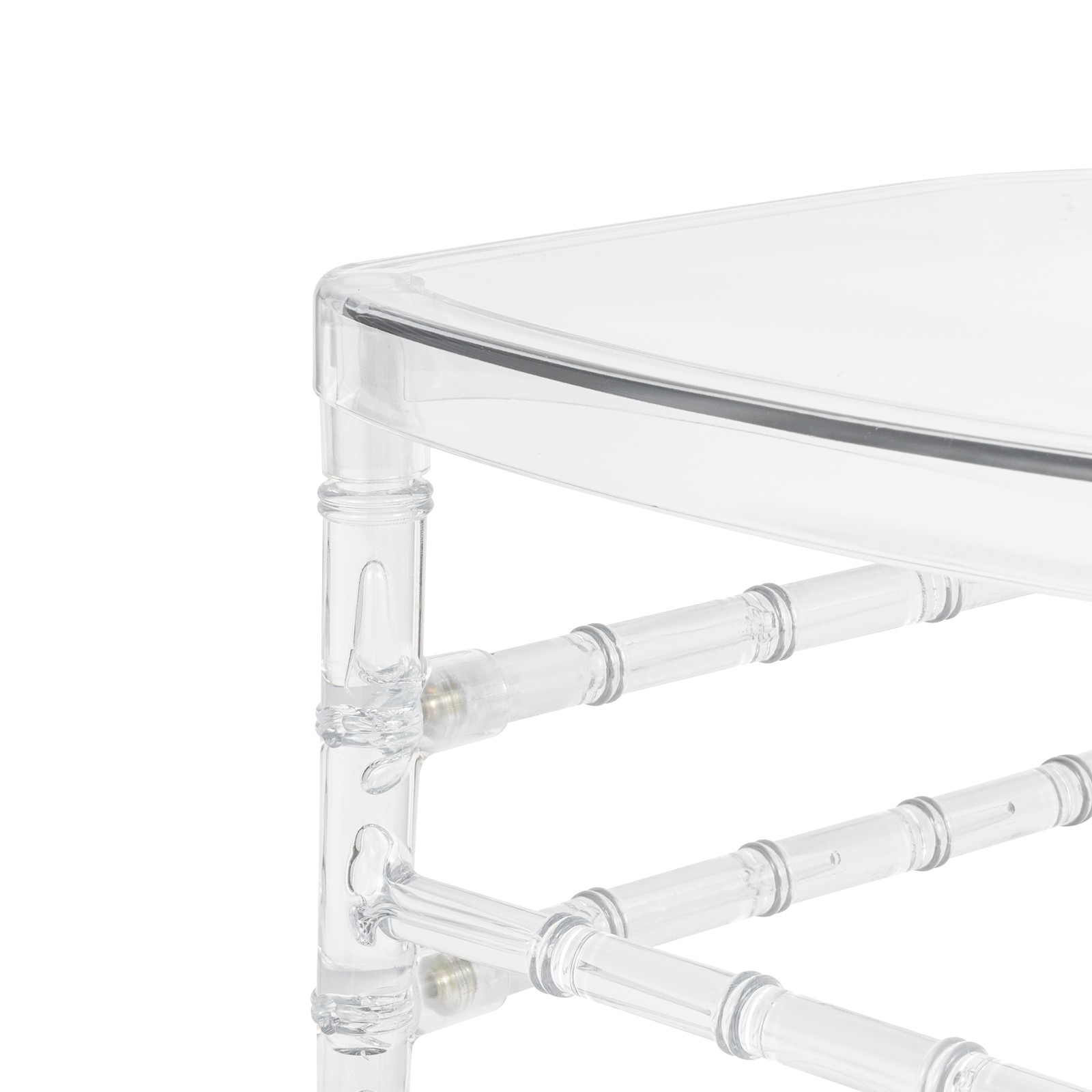 PC Chairs Modern Clear Dining Chairs Elegant Party Event Wedding Chairs