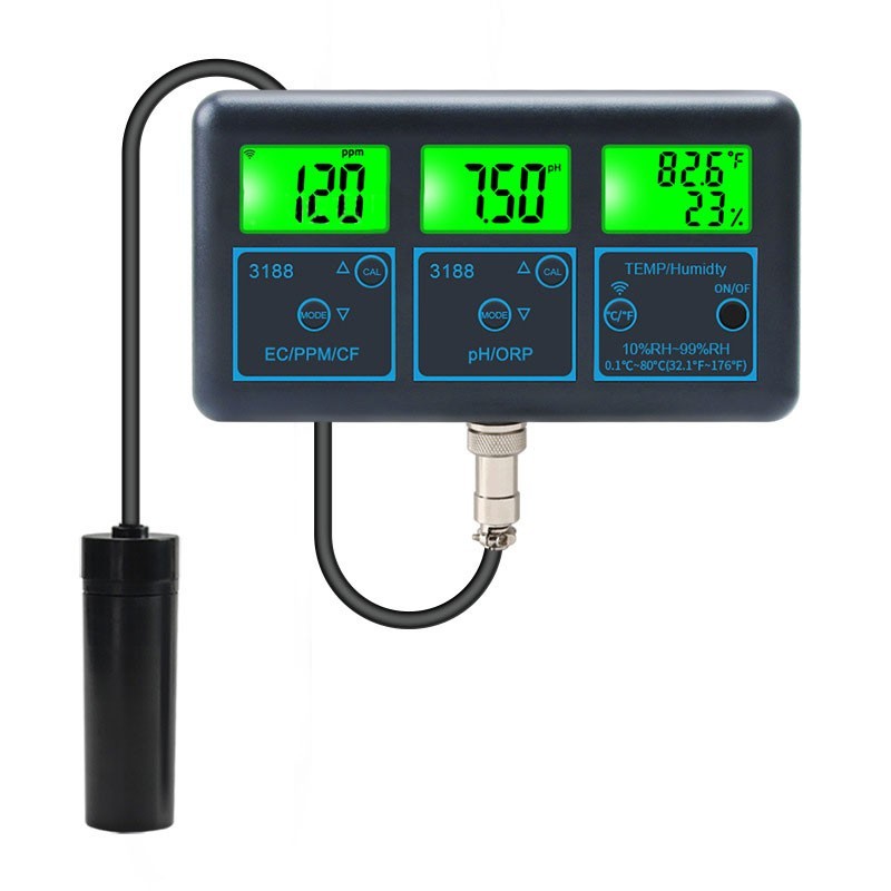 BLE-3188 7-In-1 WiFi Water Quality Tester Online Water Monitor for PH/ORP/EC/PPM