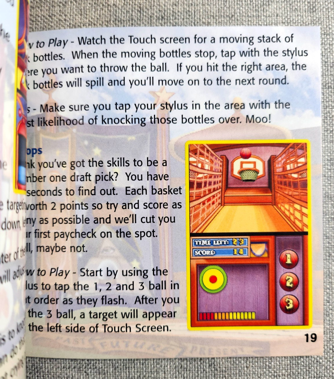 Carnival Games Instruction Manual Only - Nintendo DS