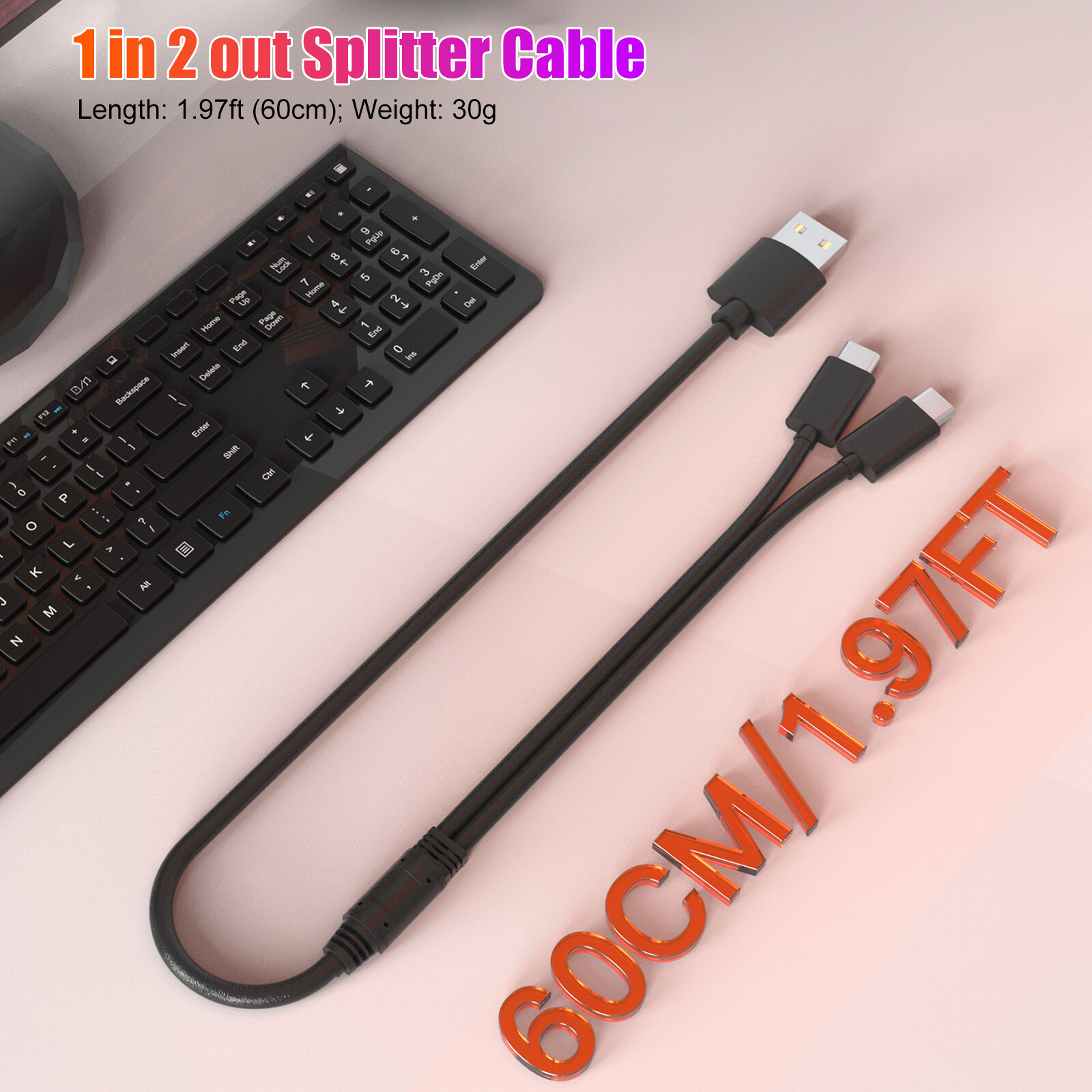 2in1 Gaming Headset Hanger for PSVR2 PS5 Controller Accessories w/Charging Cable