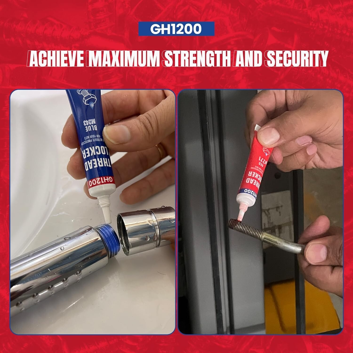 Reliable Threadlocker 6g x 2 Pack - Ultimate Solution for Nuts, Bolts, & Metals