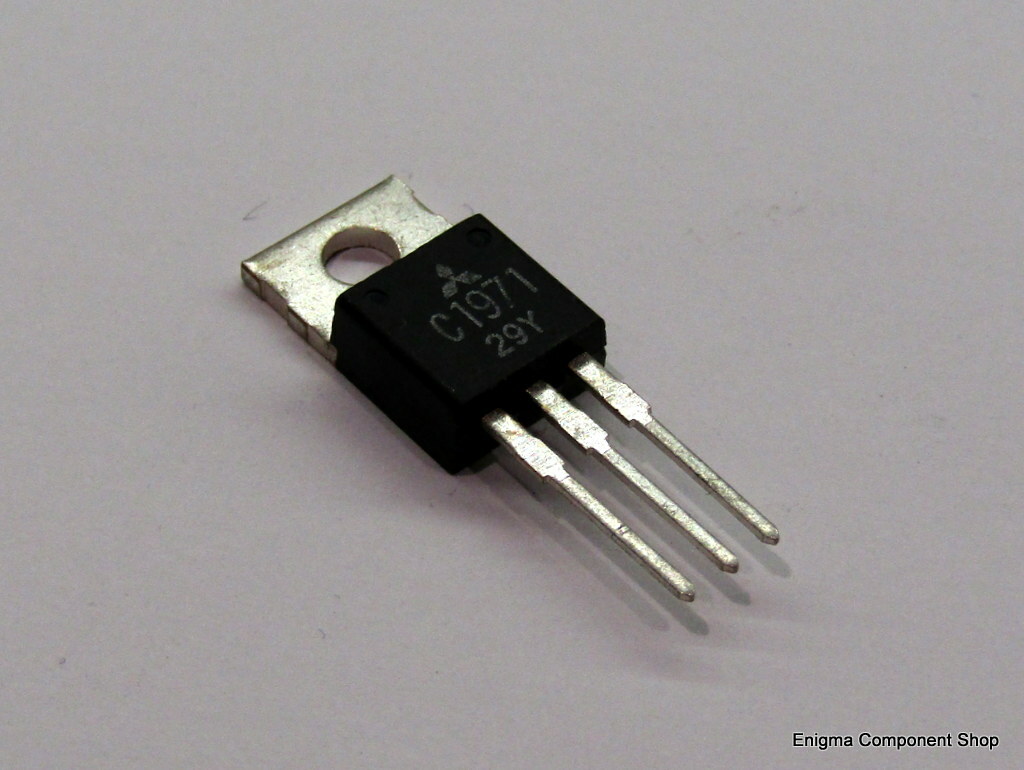 ORIGINAL MITSUBISHI 2SC1971 VHF /  RF Power Transistor. UK Seller-Fast Dispatch