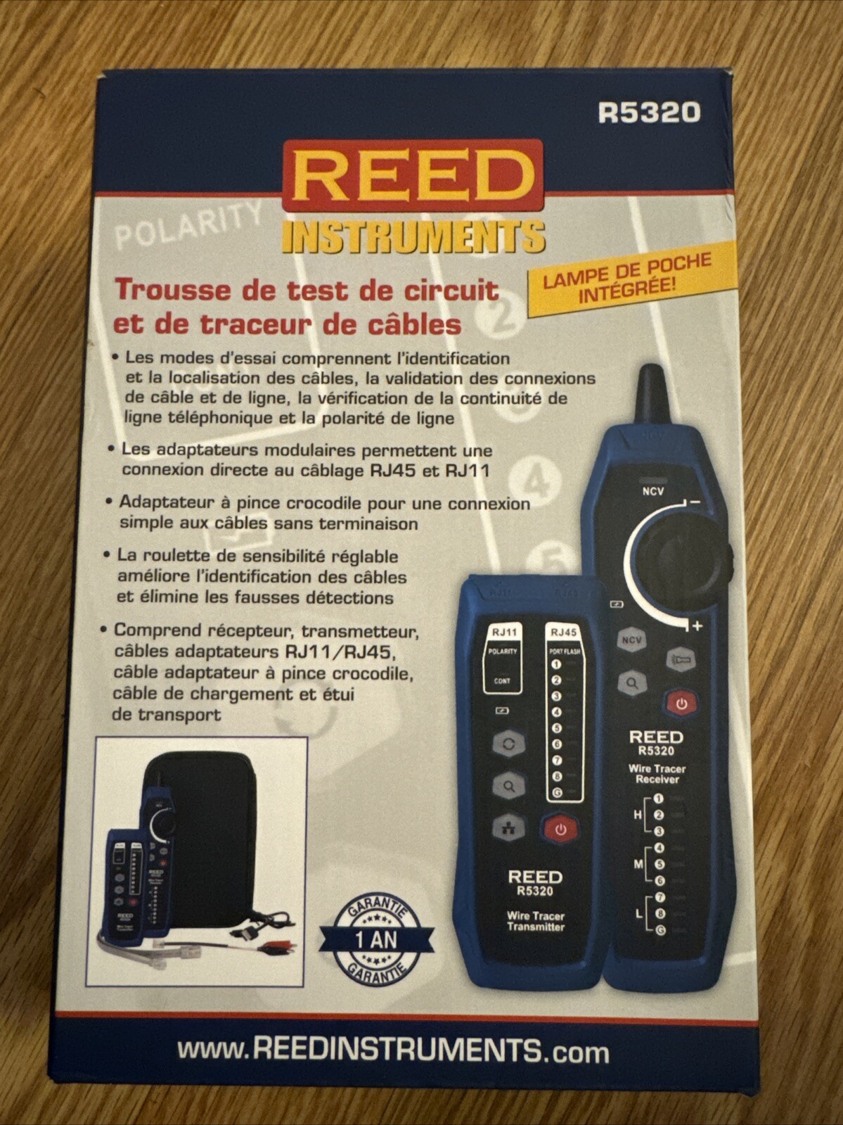 REED R5320 Wire Tracer and Circuit Testing Kit