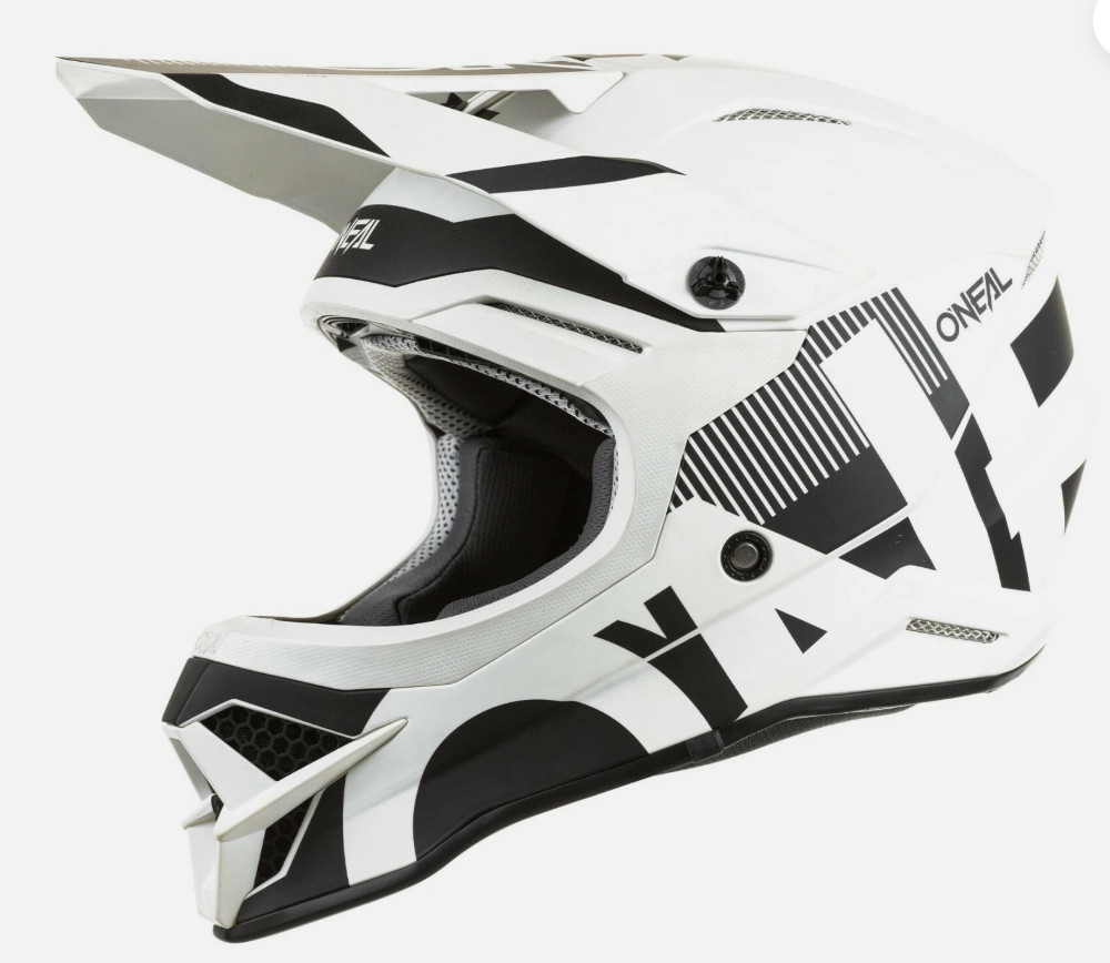 ONEAL 3 SRS VERTICAL HELMET MOTOCROSS OFFROAD MX ATV UTV ADULT MEDIUM WHITE SALE