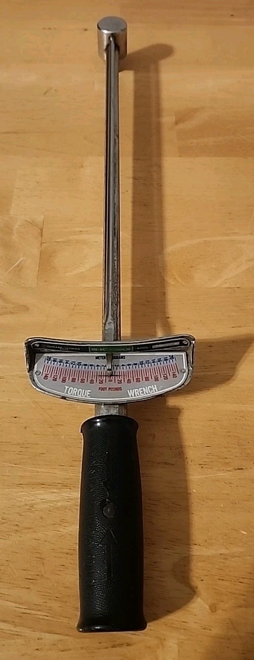 S-K 1/2" Torque Wrench #74015C 0-150 Foot Pound