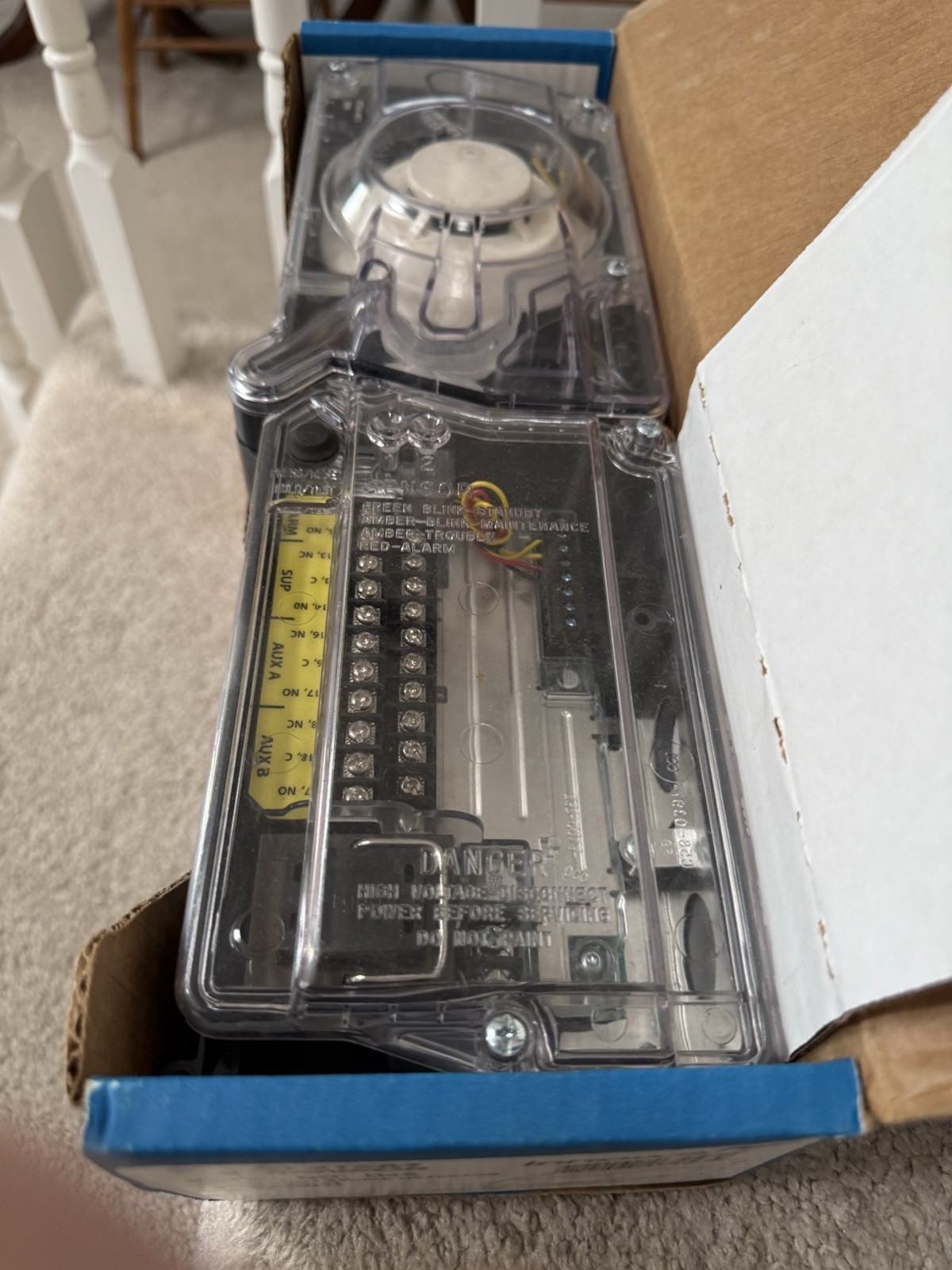 System Sensor D4120 Photoelectric Duct Smoke Detector 4-Wire
