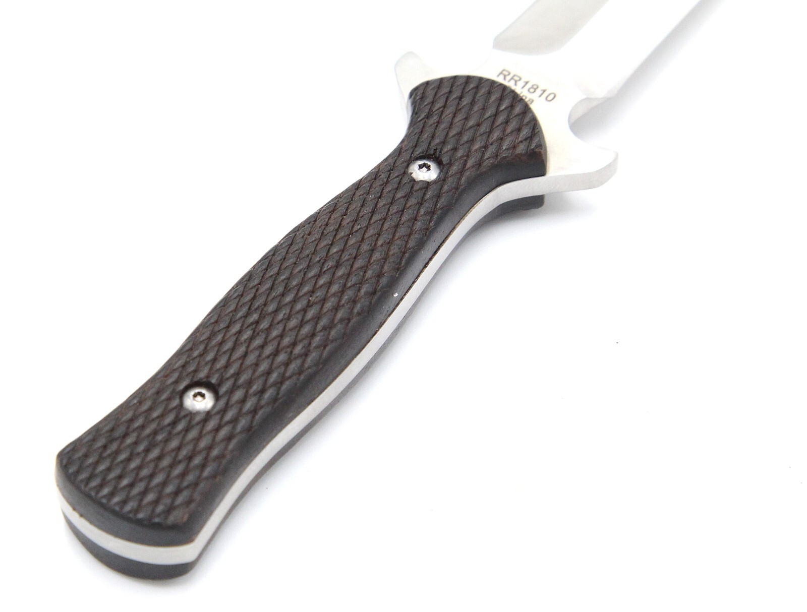 Rough Rider Small Boot 3.5" Double Edge Stainless Black Fixed Knife 1810