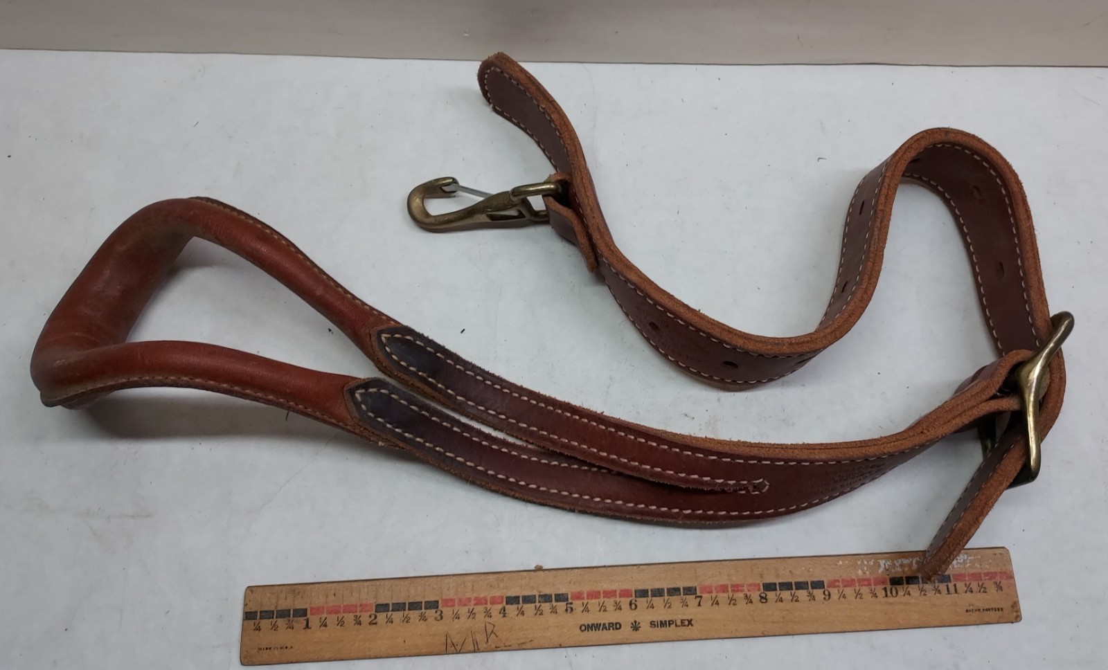 Adjustable Leather Crupper W/ Snap - 0403261