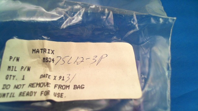 New (2pcs) MS3475L12-3P MATRIX SEMI Interconnect MIL-Spec