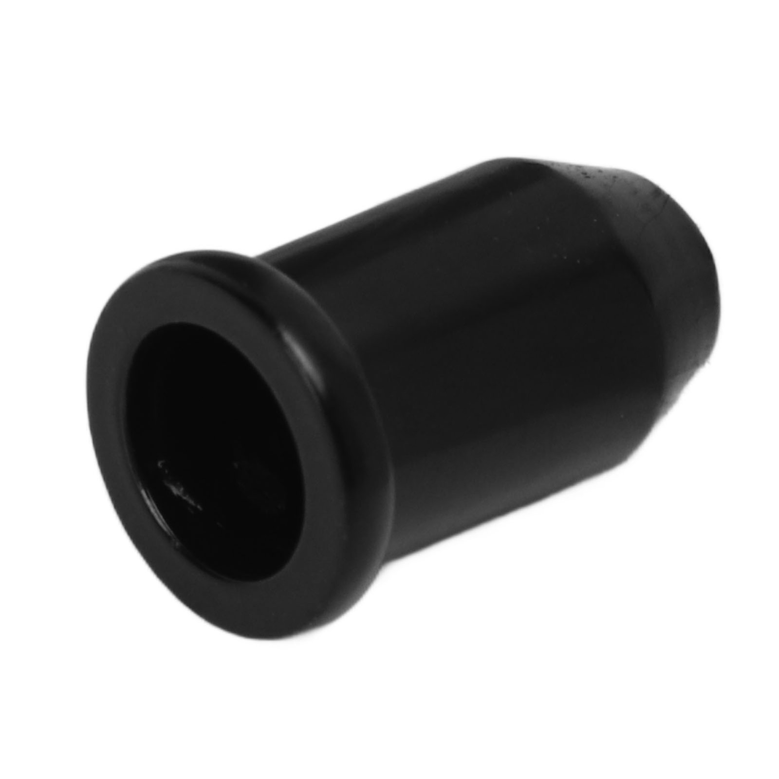 (Black)12x Guitar Ferrules String Cap Mounting Buckle Through Body Bushing ECA