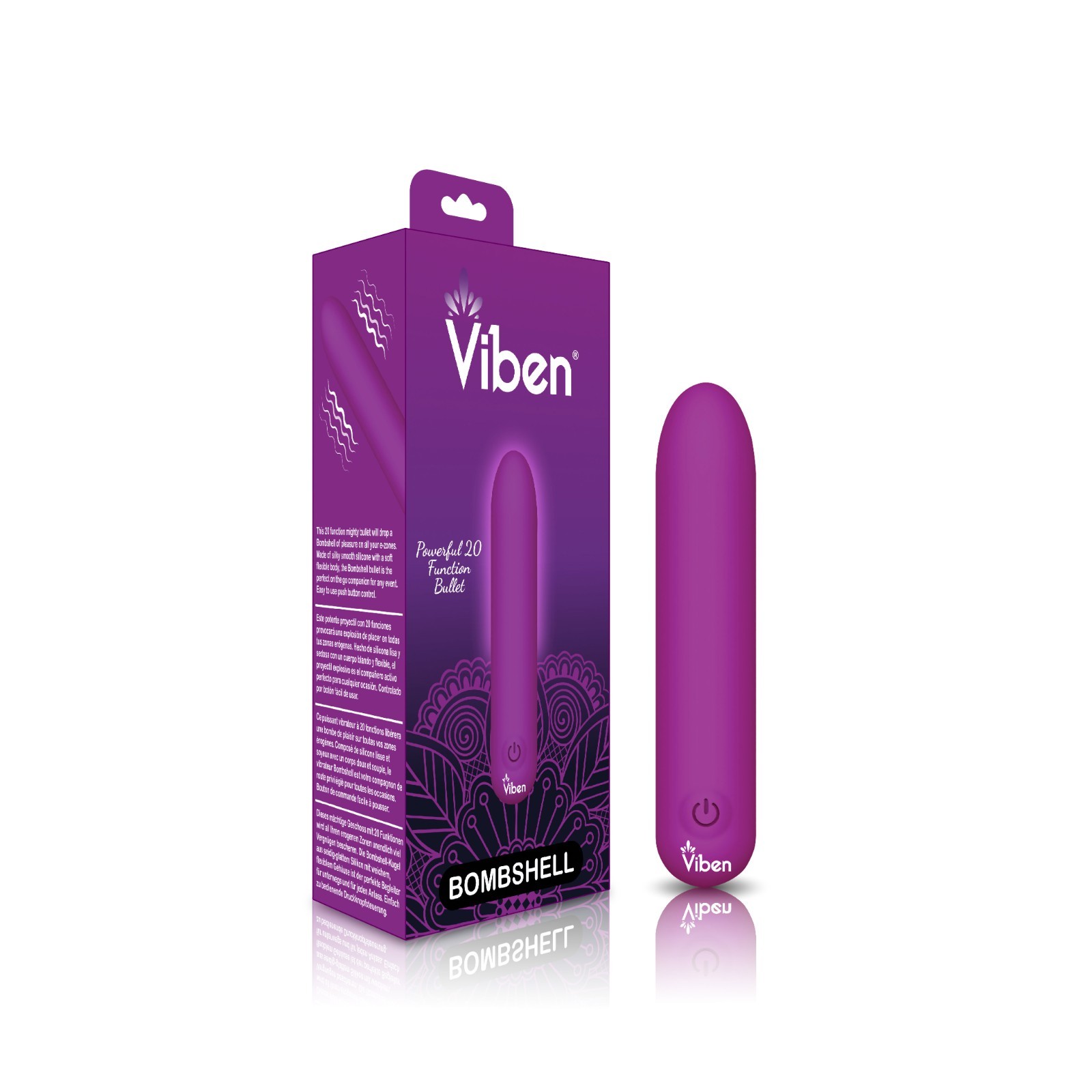 Bombshell Flexible 5 Speed 9.5cm USB Mighty Bullet Berry