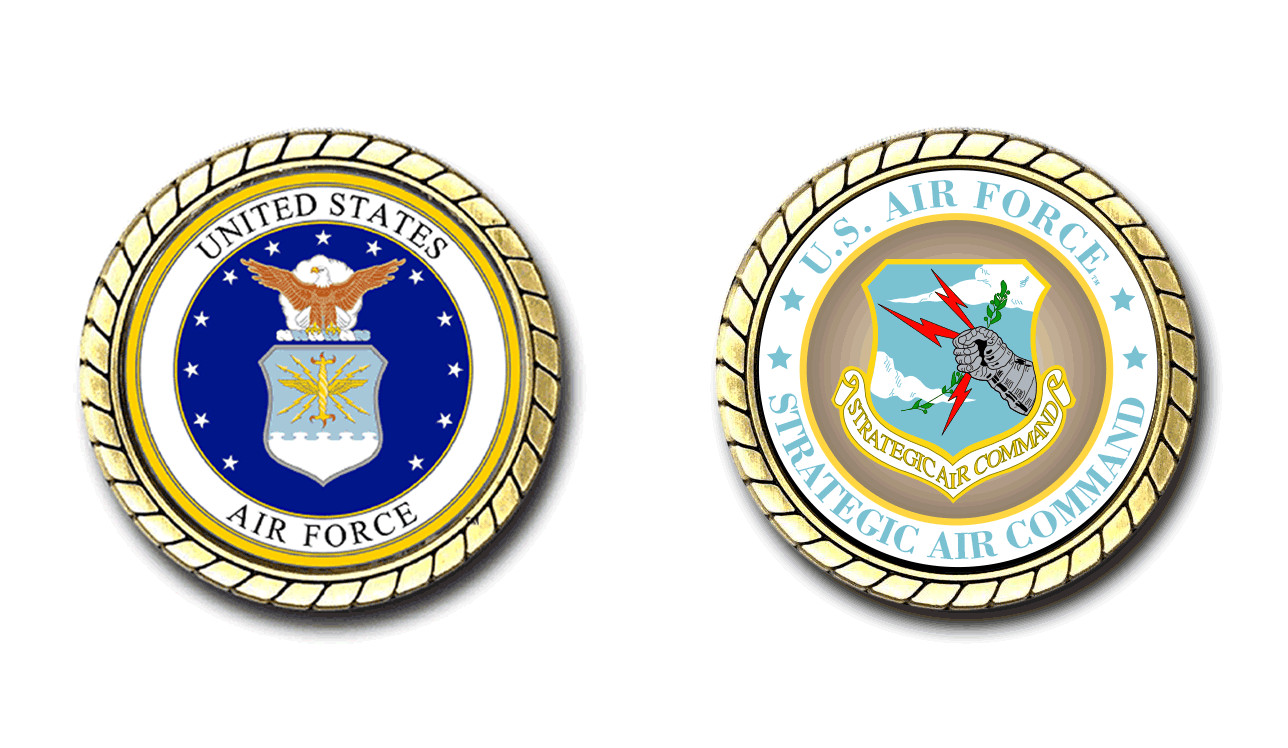 US Air Force Strategic Air Command Challenge Coin Officially Licensed