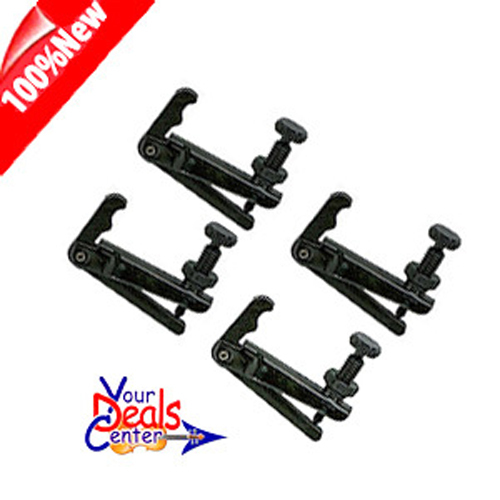 Violin Metal Tuner Fine Tuners 4/4-3/4  Black  x4 from USA Seller