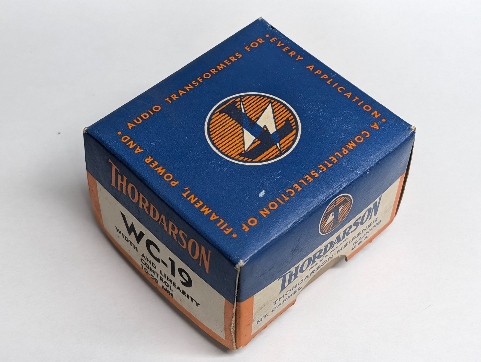 Vintage Thordarson WC-19 TV Width & Linearity Control Coil Assembly