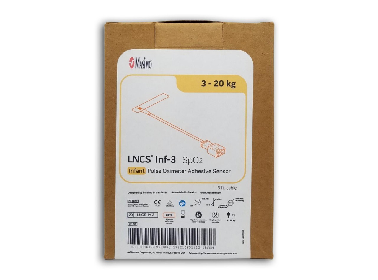 Masimo 2319 LNCS INF-3 Box of 20 Sensors - 10/2027