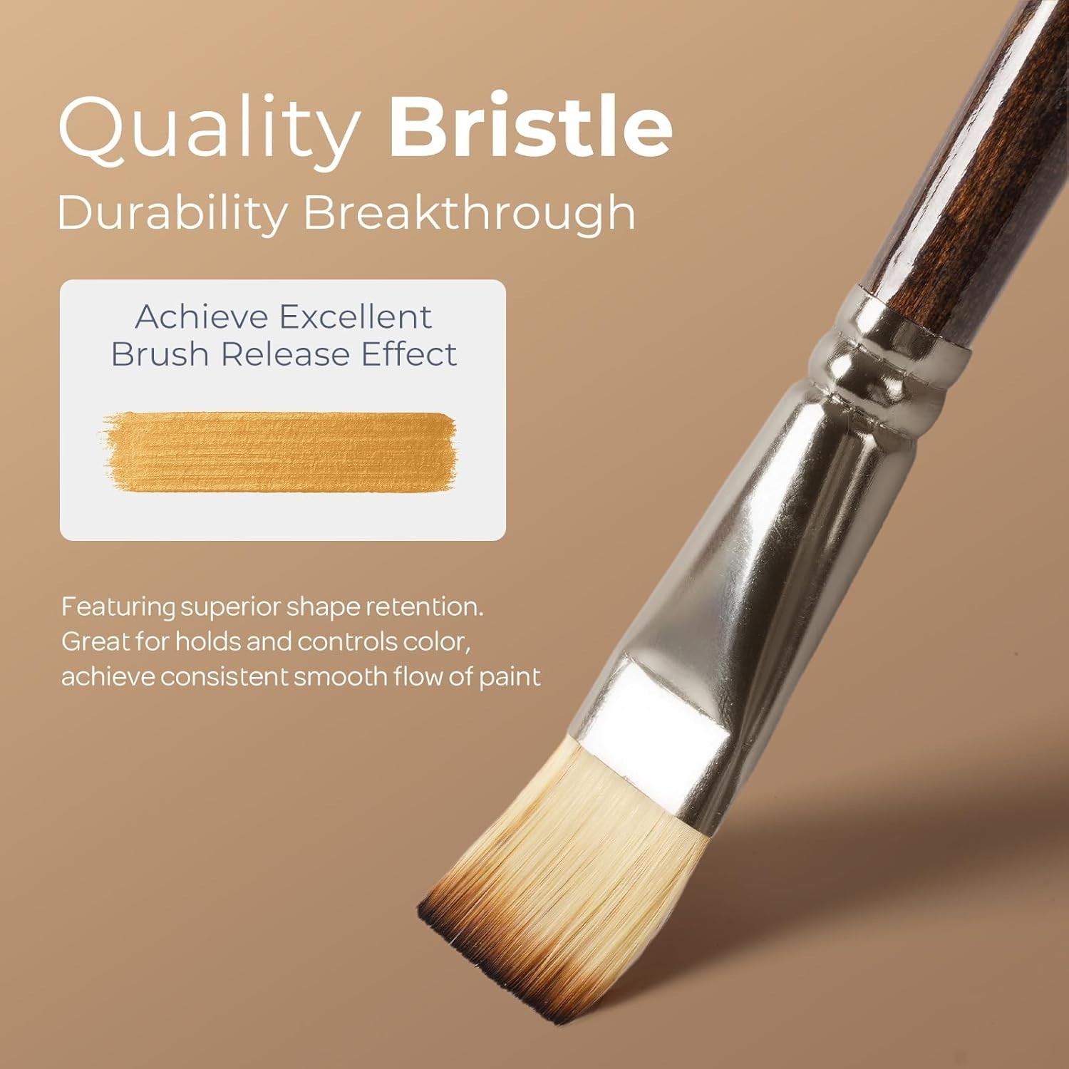 Versatile 12-Piece Paint Brush Set - Perfect for Acrylic, Oil & Watercolor