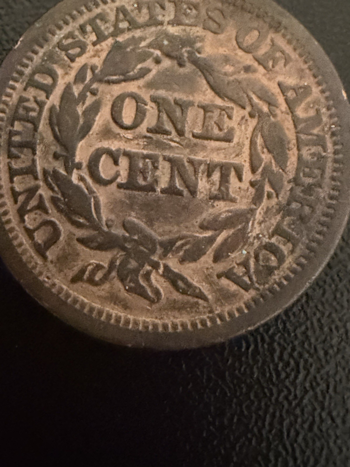 1845 Large Cent VG