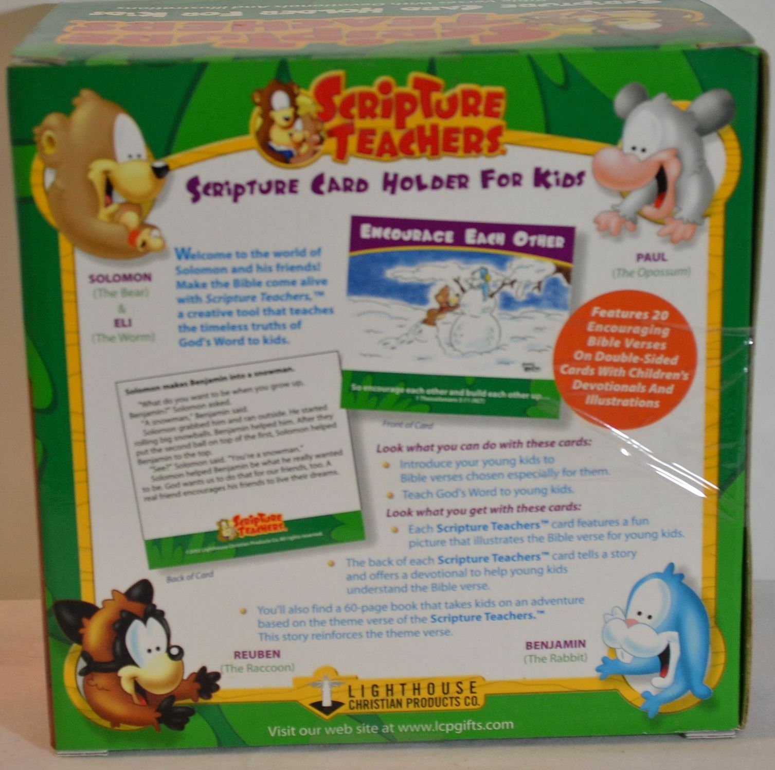 Scripture Teachers Direction Card Holder For Kids--New